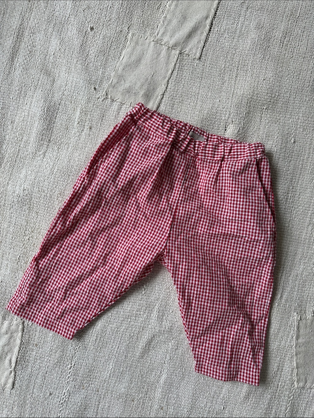 Makié Red Gingham 12-18 month baby  Pants